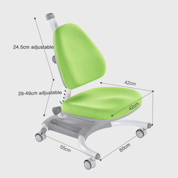 children study chair ergonomic height adjustable seat and back for study room-1