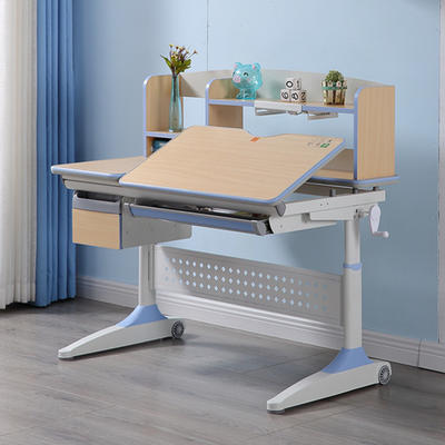 Height adjustable children study desk for kids home and school study