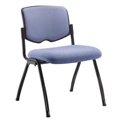 Versatile Nesting Student Chair with Padded Fabric Seat and Back