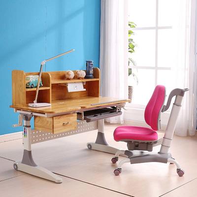 Modern Design Children Furniture Adjustable Wooden Study Table and Chair Set for Kids