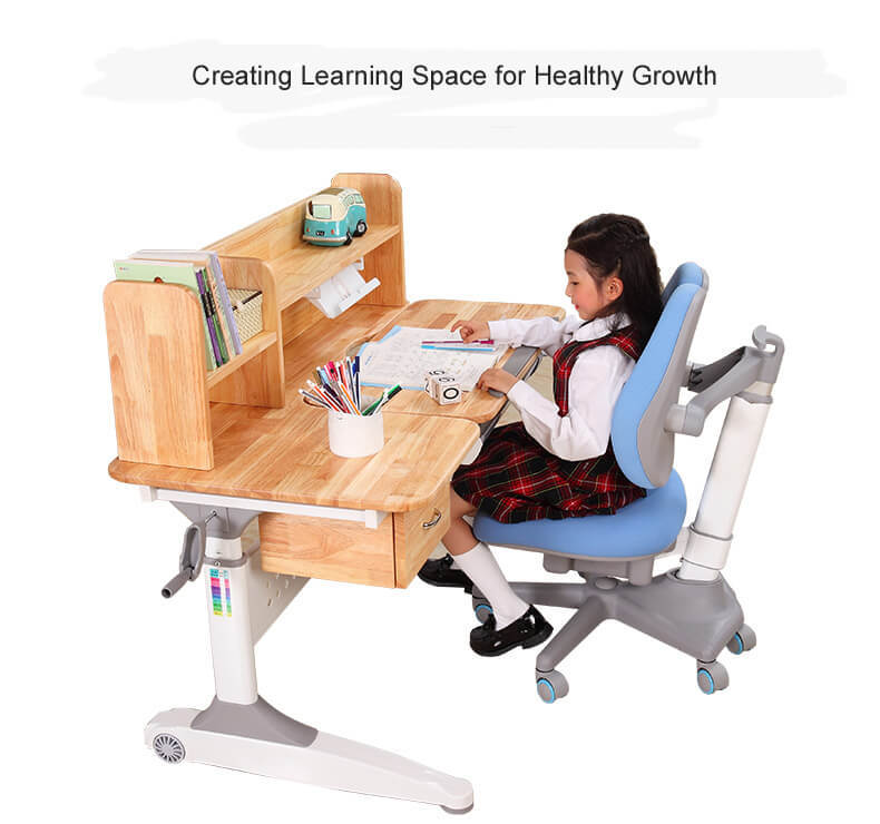 Xinyilong Furniture washable study table for kids with storage for kids-3